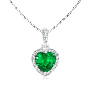 Heart AAA Emerald