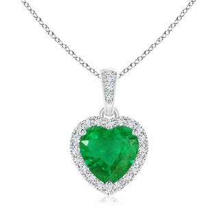 Heart AA Emerald