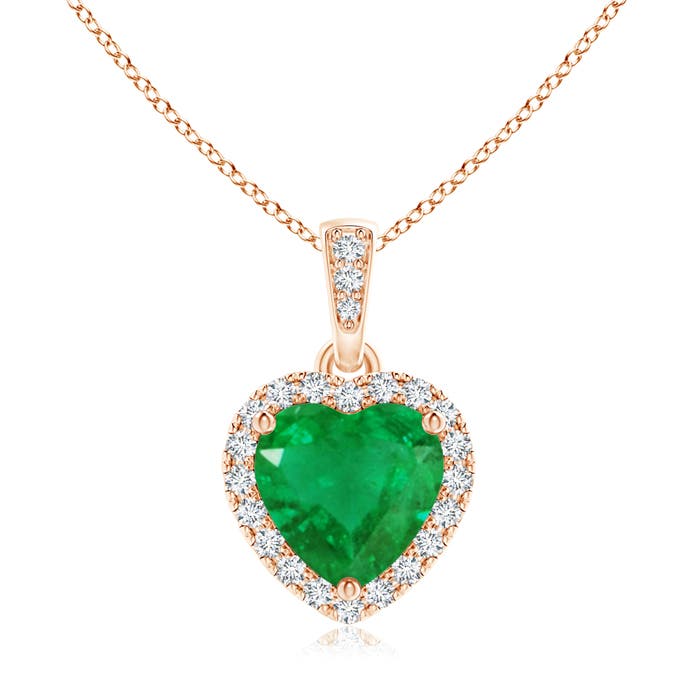 AA - Emerald / 1.38 CT / 14 KT Rose Gold