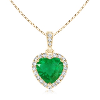 Heart AA Emerald