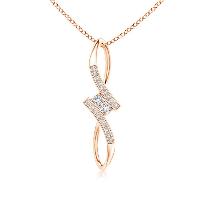 H, SI2 / 0.22 CT / 14 KT Rose Gold