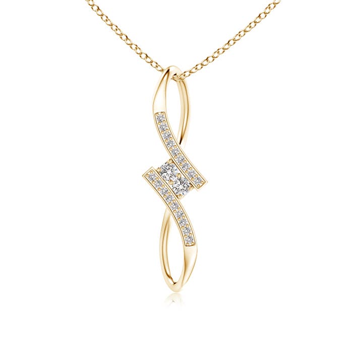 I-J, I1-I2 / 0.22 CT / 14 KT Yellow Gold