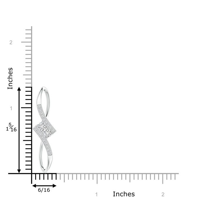 H, SI2 / 0.39 CT / 14 KT White Gold