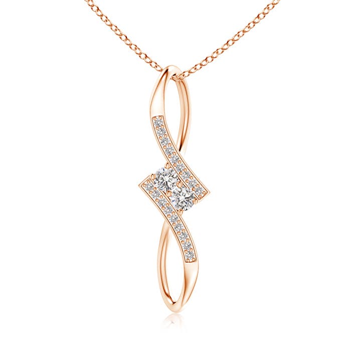 I-J, I1-I2 / 0.39 CT / 14 KT Rose Gold