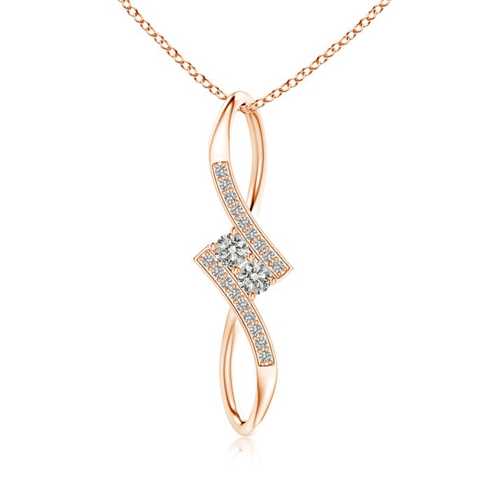 K, I3 / 0.39 CT / 14 KT Rose Gold