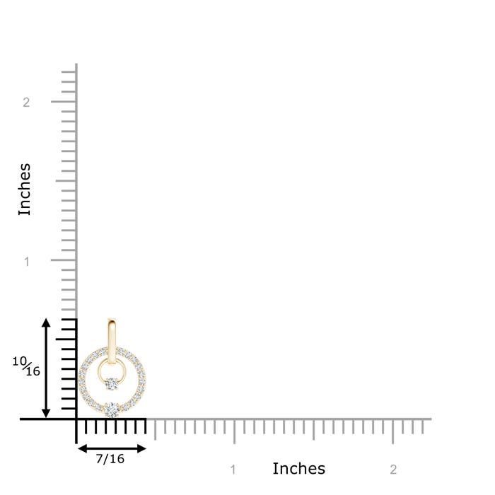 F-G, VS / 0.23 CT / 14 KT Yellow Gold