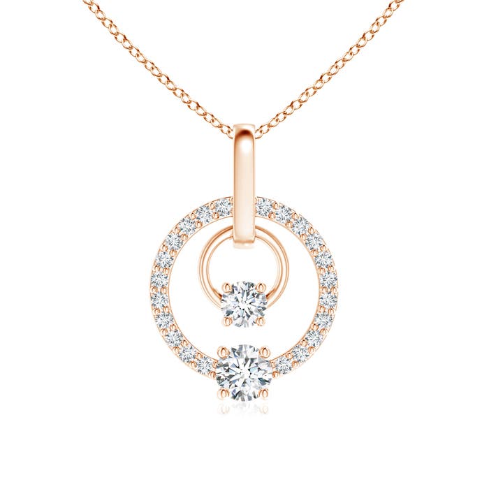 F-G, VS / 0.49 CT / 14 KT Rose Gold