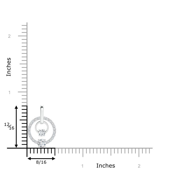 F-G, VS / 0.49 CT / 14 KT White Gold