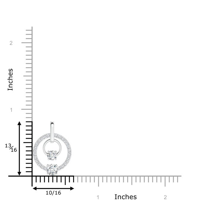 F-G, VS / 0.76 CT / 14 KT White Gold