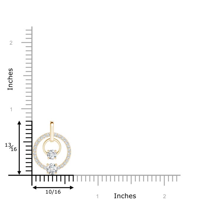 F-G, VS / 0.76 CT / 14 KT Yellow Gold