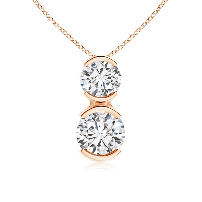 H, SI2 / 0.46 CT / 14 KT Rose Gold