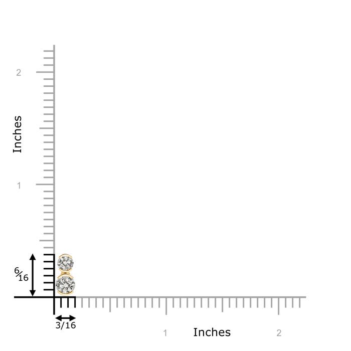 K, I3 / 0.46 CT / 14 KT Yellow Gold