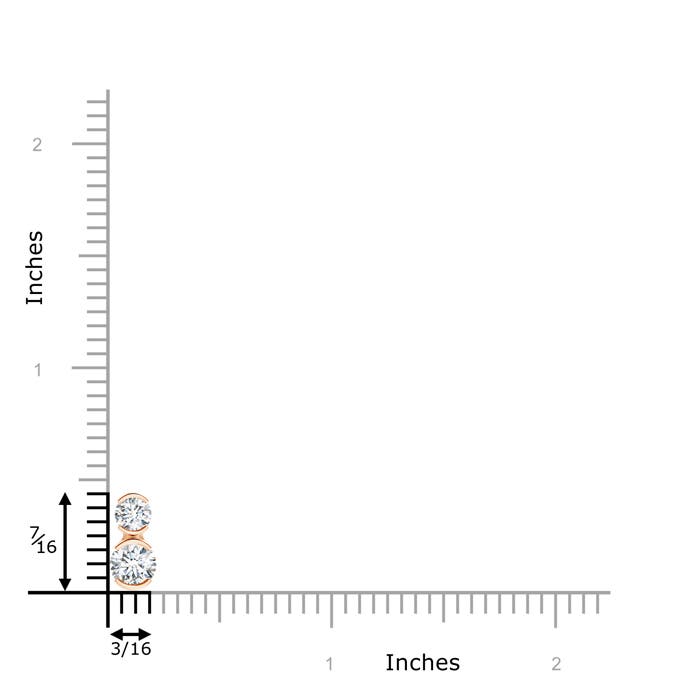 F-G, VS / 0.73 CT / 14 KT Rose Gold