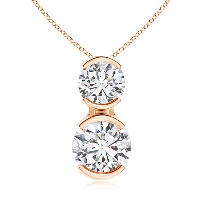 H, SI2 / 0.73 CT / 14 KT Rose Gold