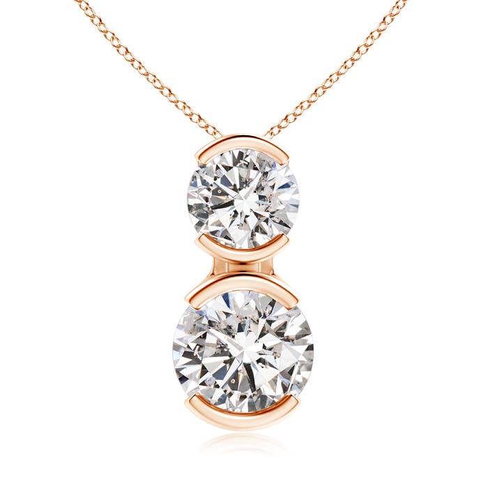 I-J, I1-I2 / 0.73 CT / 14 KT Rose Gold