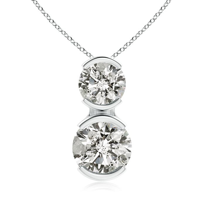 K, I3 / 0.73 CT / 14 KT White Gold