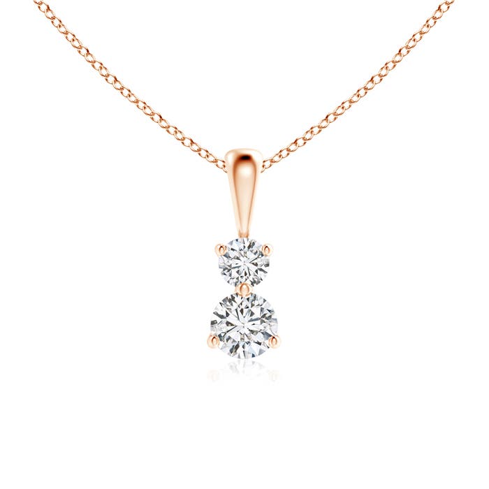 H, SI2 / 0.34 CT / 14 KT Rose Gold