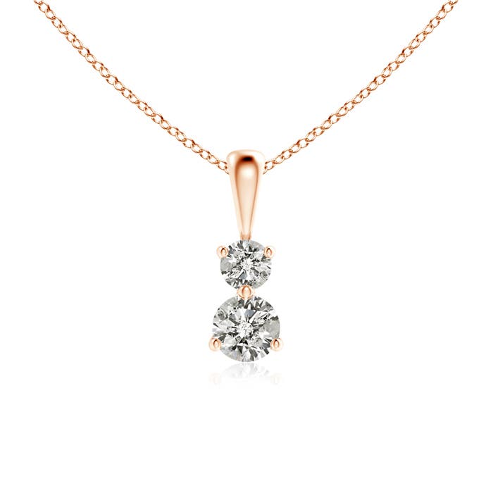 K, I3 / 0.34 CT / 14 KT Rose Gold