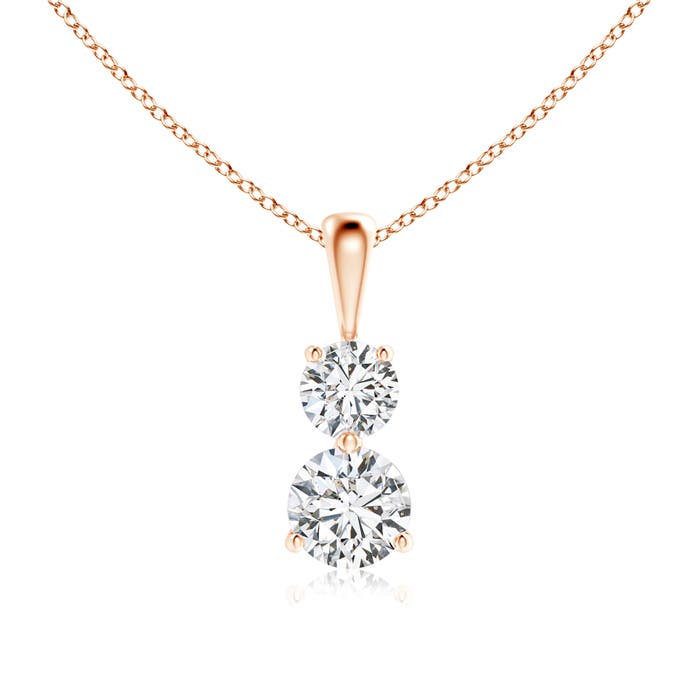 H, SI2 / 0.75 CT / 14 KT Rose Gold