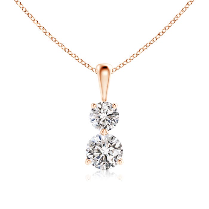 I-J, I1-I2 / 0.75 CT / 14 KT Rose Gold