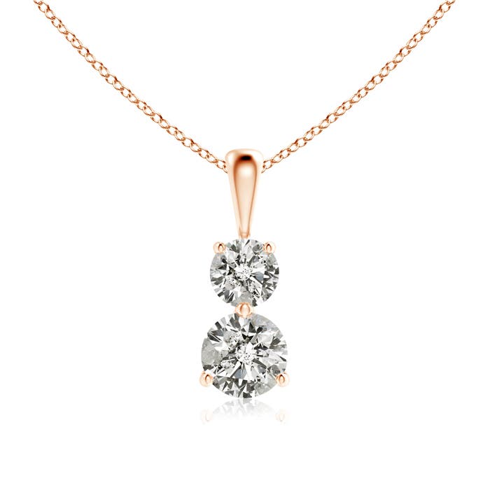 K, I3 / 0.75 CT / 14 KT Rose Gold