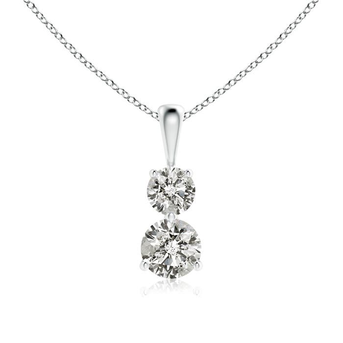 K, I3 / 0.75 CT / 14 KT White Gold