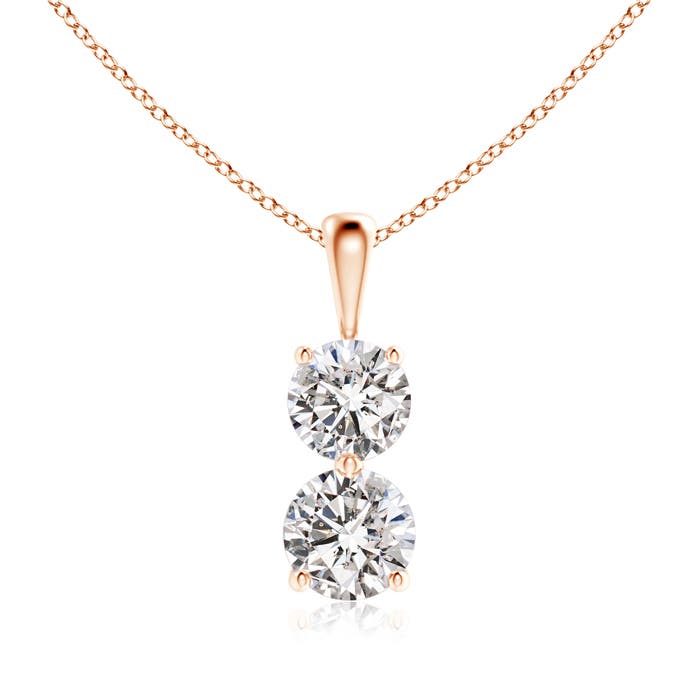 I-J, I1-I2 / 1.13 CT / 14 KT Rose Gold