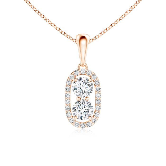 G, VS2 / 0.51 CT / 14 KT Rose Gold