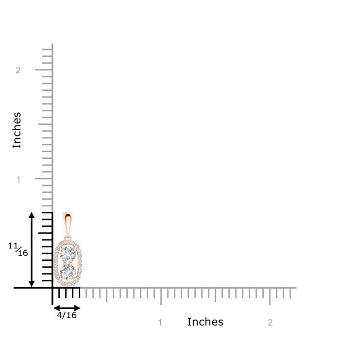 G, VS2 / 0.51 CT / 14 KT Rose Gold