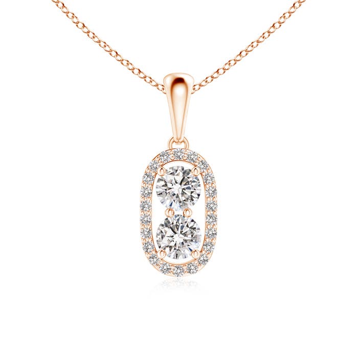 I-J, I1-I2 / 0.51 CT / 14 KT Rose Gold