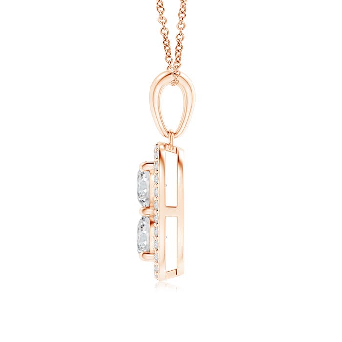 H, SI2 / 0.77 CT / 14 KT Rose Gold