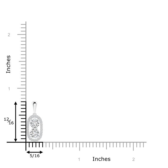 H, SI2 / 0.77 CT / 14 KT White Gold