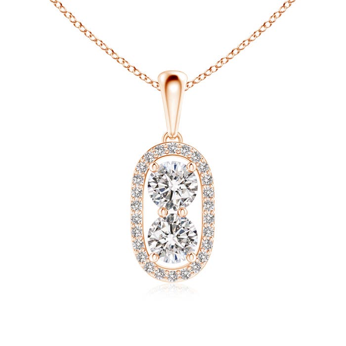 I-J, I1-I2 / 0.77 CT / 14 KT Rose Gold