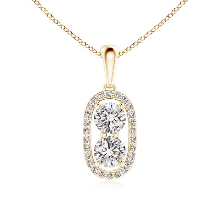 I-J, I1-I2 / 0.77 CT / 14 KT Yellow Gold