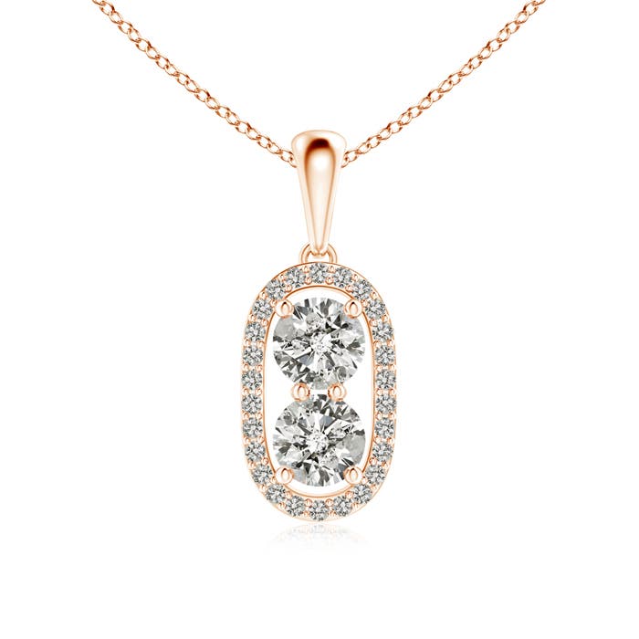 K, I3 / 0.77 CT / 14 KT Rose Gold