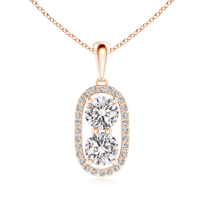 I-J, I1-I2 / 1 CT / 14 KT Rose Gold