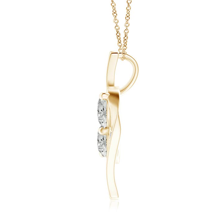 K, I3 / 1.02 CT / 14 KT Yellow Gold