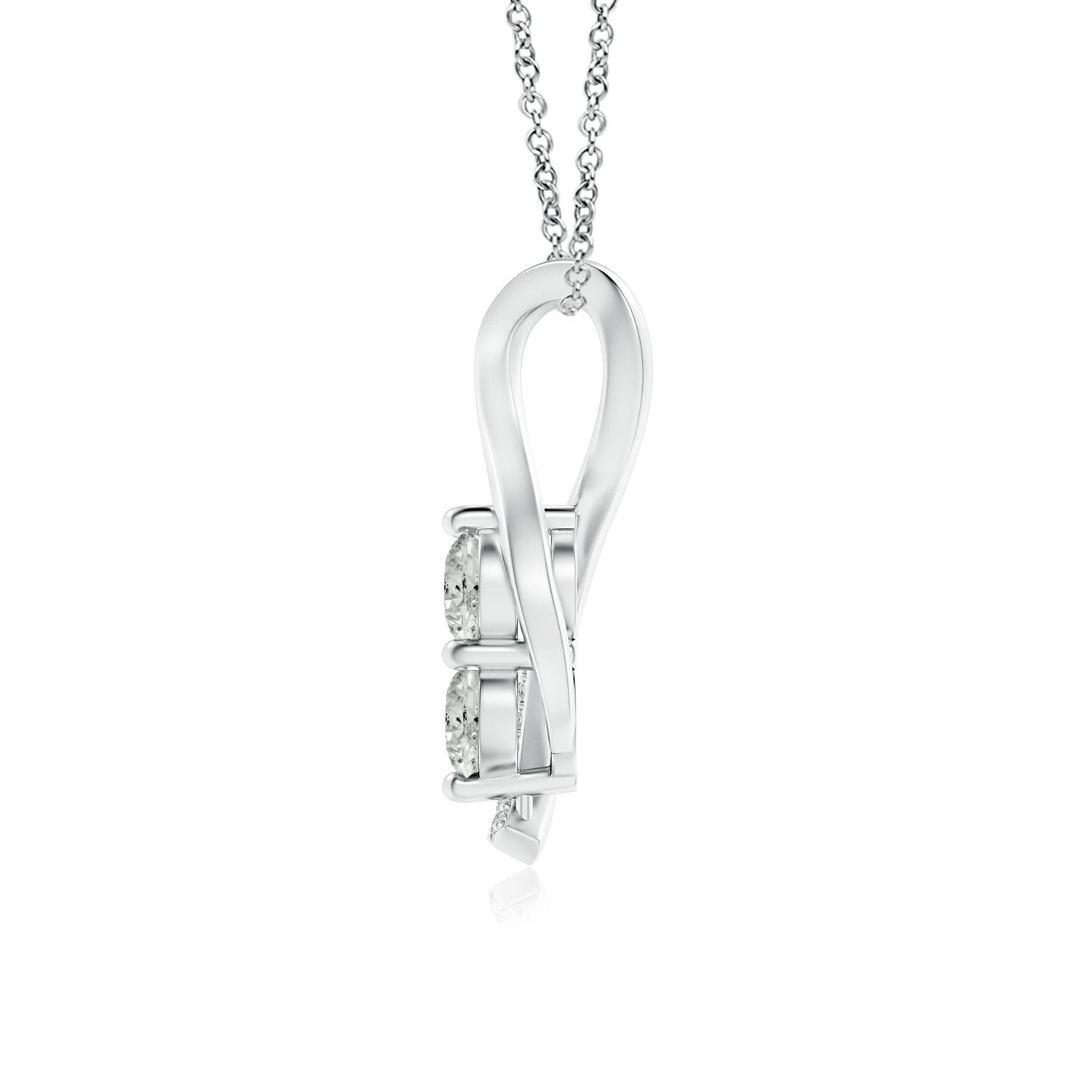 K, I3 / 0.54 CT / 14 KT White Gold