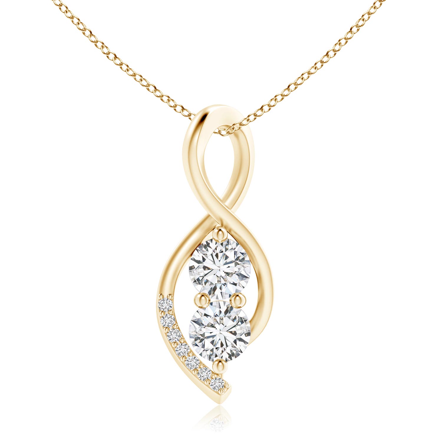 H, SI2 / 1 CT / 14 KT Yellow Gold