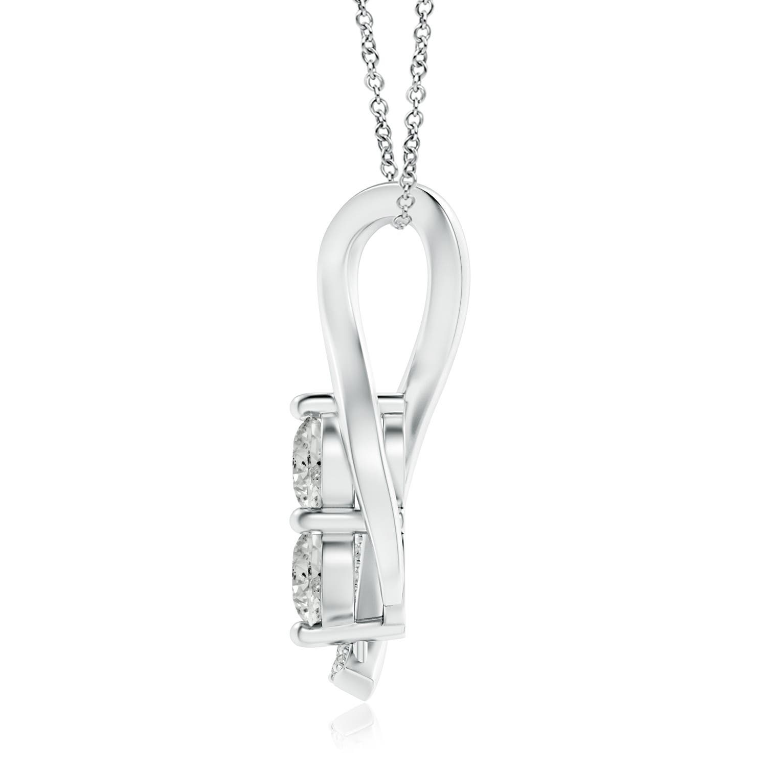 K, I3 / 1 CT / 14 KT White Gold