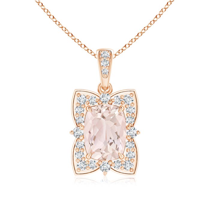 A - Morganite / 1.47 CT / 14 KT Rose Gold