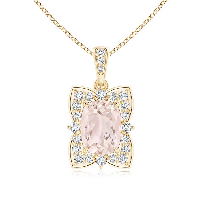 A - Morganite / 1.47 CT / 14 KT Yellow Gold