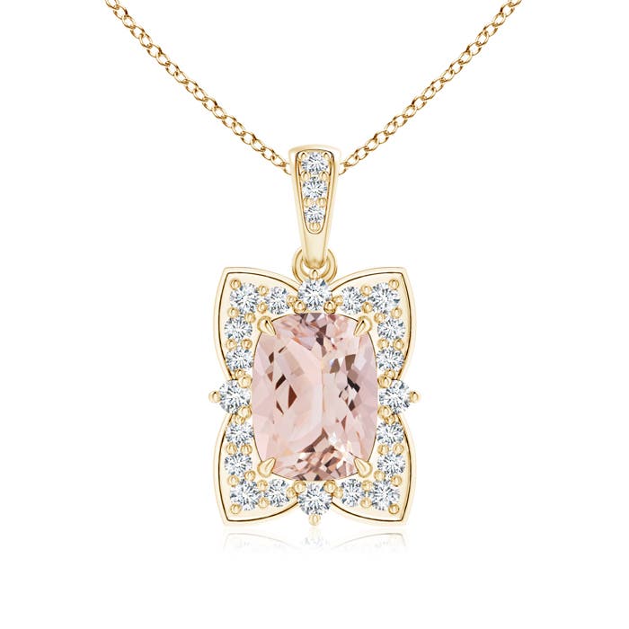 AAA - Morganite / 1.47 CT / 14 KT Yellow Gold