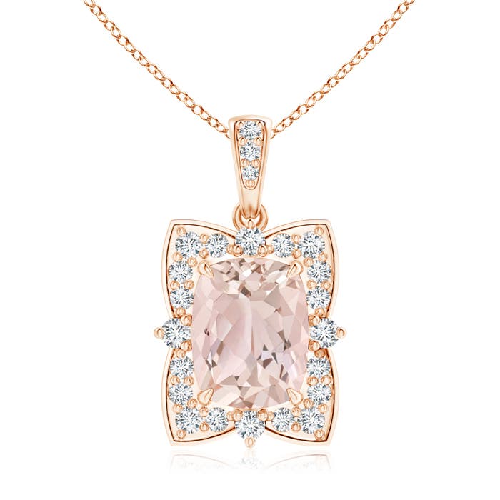 A - Morganite / 2.14 CT / 14 KT Rose Gold