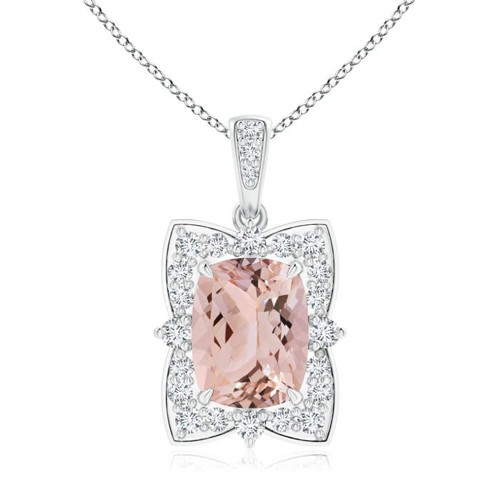 AAA - Morganite / 2.14 CT / 14 KT White Gold