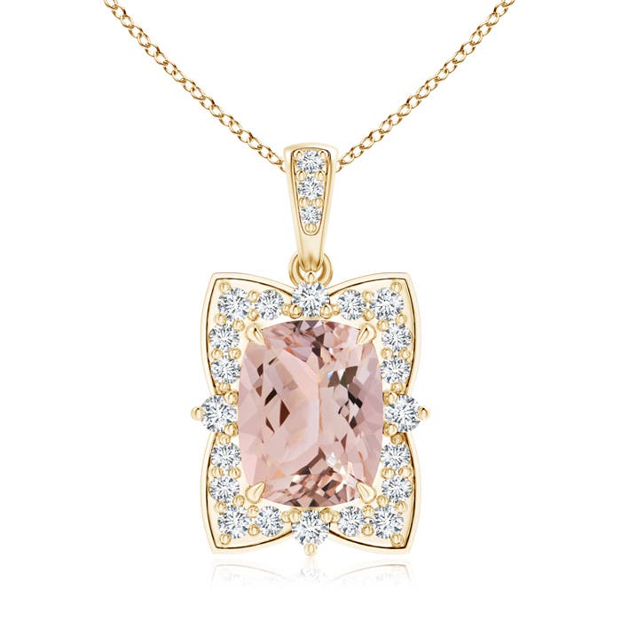 AAA - Morganite / 2.14 CT / 14 KT Yellow Gold