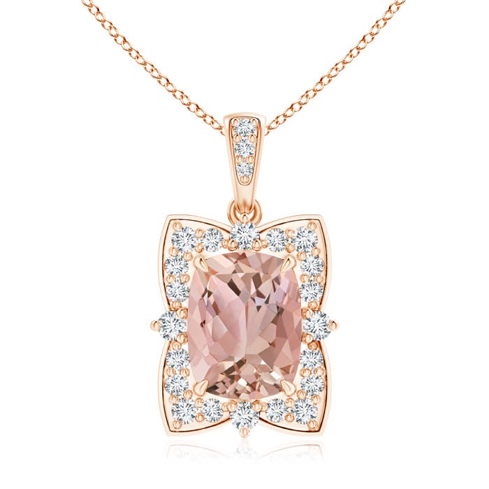 AAAA - Morganite / 2.14 CT / 14 KT Rose Gold