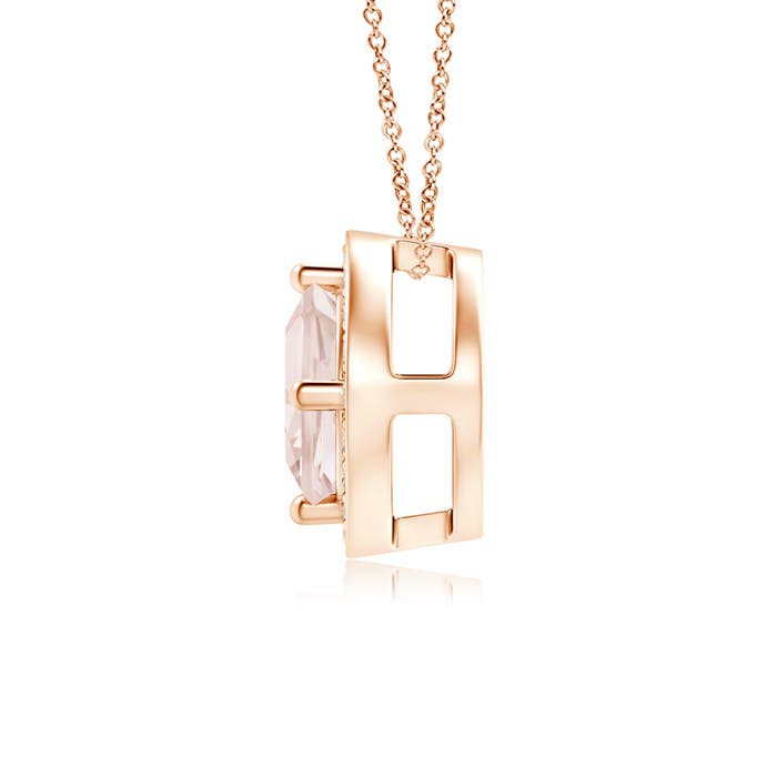 A - Morganite / 0.54 CT / 14 KT Rose Gold