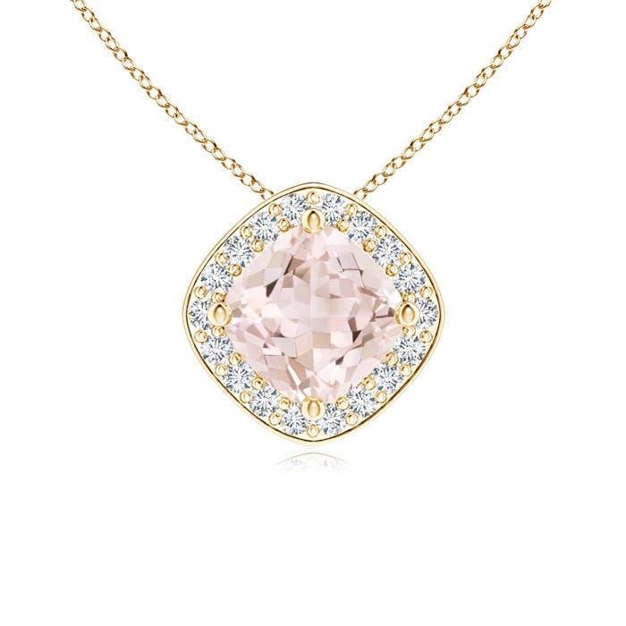 A - Morganite / 0.54 CT / 14 KT Yellow Gold