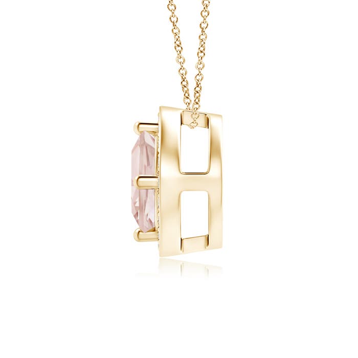 AA - Morganite / 0.54 CT / 14 KT Yellow Gold